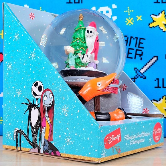 Disney Nightmare Before Christmas Jack Skellington Musical SnoMotion WaterGlobe - Picture 2 of 12